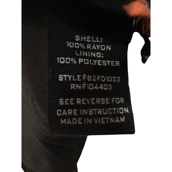 Banana Republic Black Blazer Size 6 Morning Jacket Womens 100% Rayon Shell Polye - Picture 5 of 6